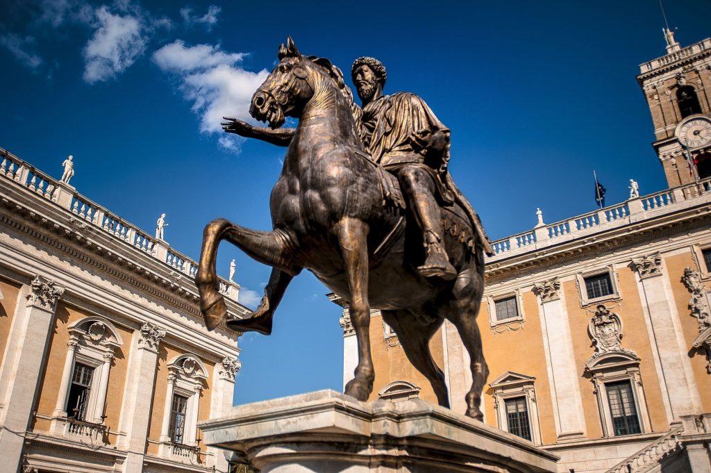 Statua Equestre di marco aurelio campidoglio